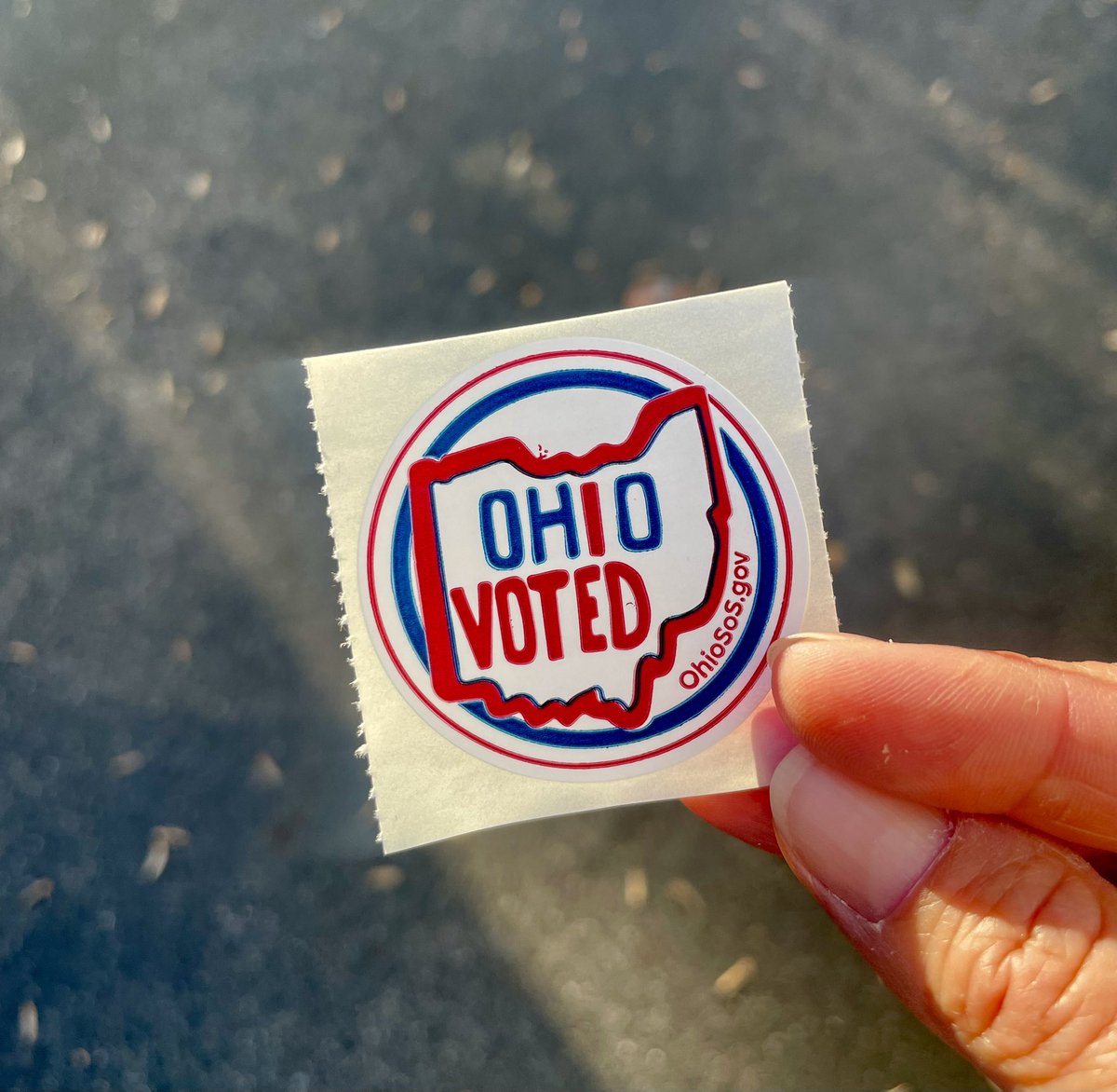 Quick and easy early voting this morning at Franklin County Board of Elections #makeaplan #rockthevote