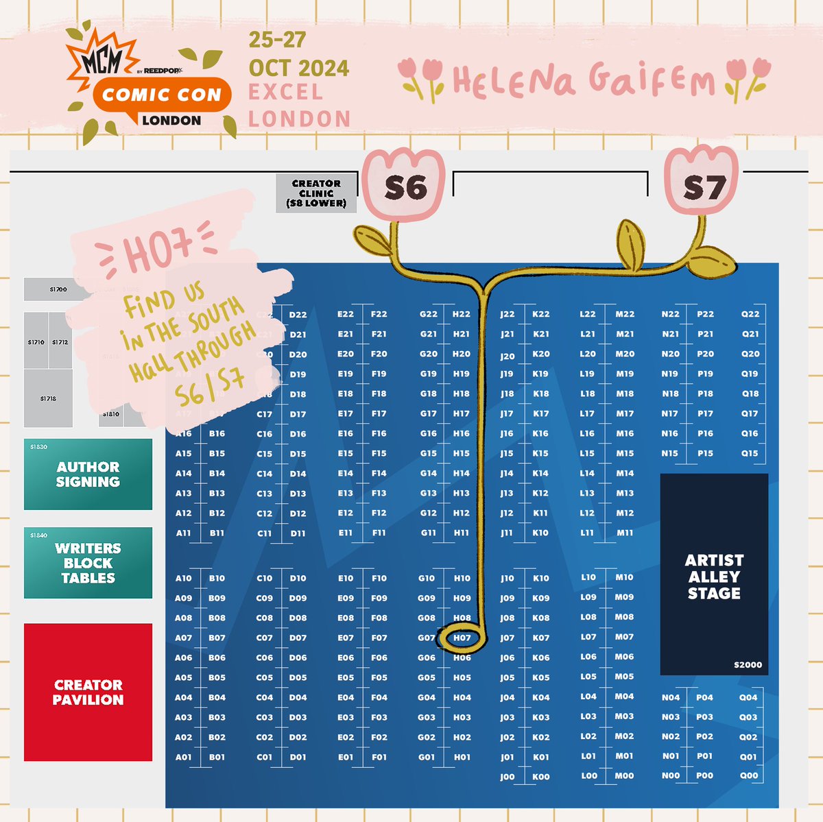 helenagaifem βΏ FACTS Ghent 5,6 April π§πͺ 8F11 (@helenagaifem) on Twitter photo This Friday the 25th through Sunday the 27th Iβll be tabling at <a href="/MCMComicCon/">MCM Comic Con</a> London β¨β¨ find me in the artist alley at table H07 π₯°π come say hello π #MCMLondon This Friday the 25th through Sunday the 27th Iβll be tabling at <a href="/MCMComicCon/">MCM Comic Con</a> London β¨β¨ find me in the artist alley at table H07 π₯°π come say hello π #MCMLondon