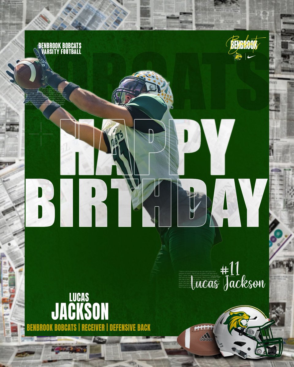 Happy Birthday <a href="/Lucas_Jackson25/">Lucas Jackson</a> !!

<a href="/BHS_FB_Recruits/">Benbrook FB Recruits</a>