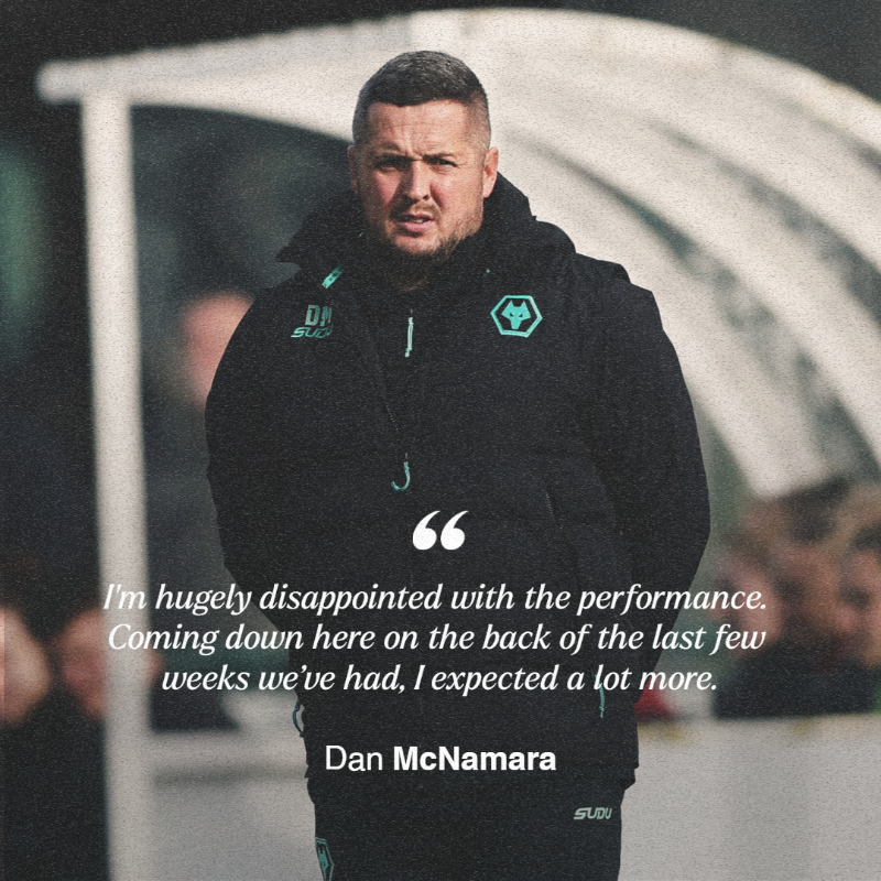 WolvesWomen's tweet photo. Dan McNamara on exiting the #FAWNLPlate, what was lacking in the performance and bouncing back against Halifax.
๐ฌ๐๏ฟฝ๏ฟฝ๏ฟฝ
