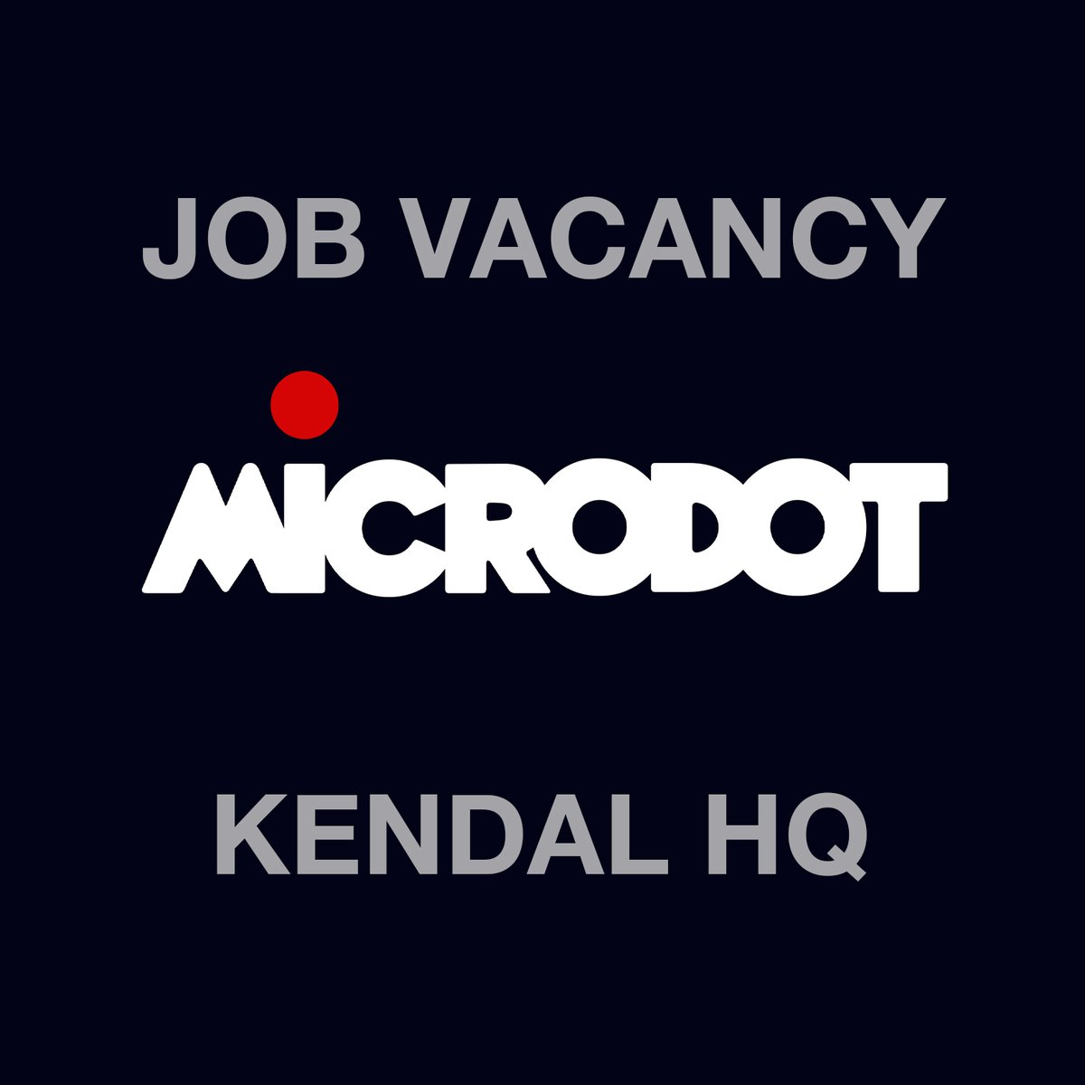 Part / Full time production assistant at the Microdot Kendal HQ required.
Role includes framing, creating custom packaging, picture mounting etc. Candidate needs to be 'handy' (Good at DIY and making things, not necessarily fighting).
Please contact info@microdotcreative.co.uk