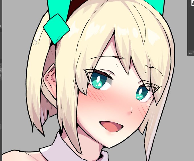 本日更新予定のFANBOX,Fantia限定イラスト、基本部分まで。差分用のパーツもつくって仕上げ、このあと公開予定です。 