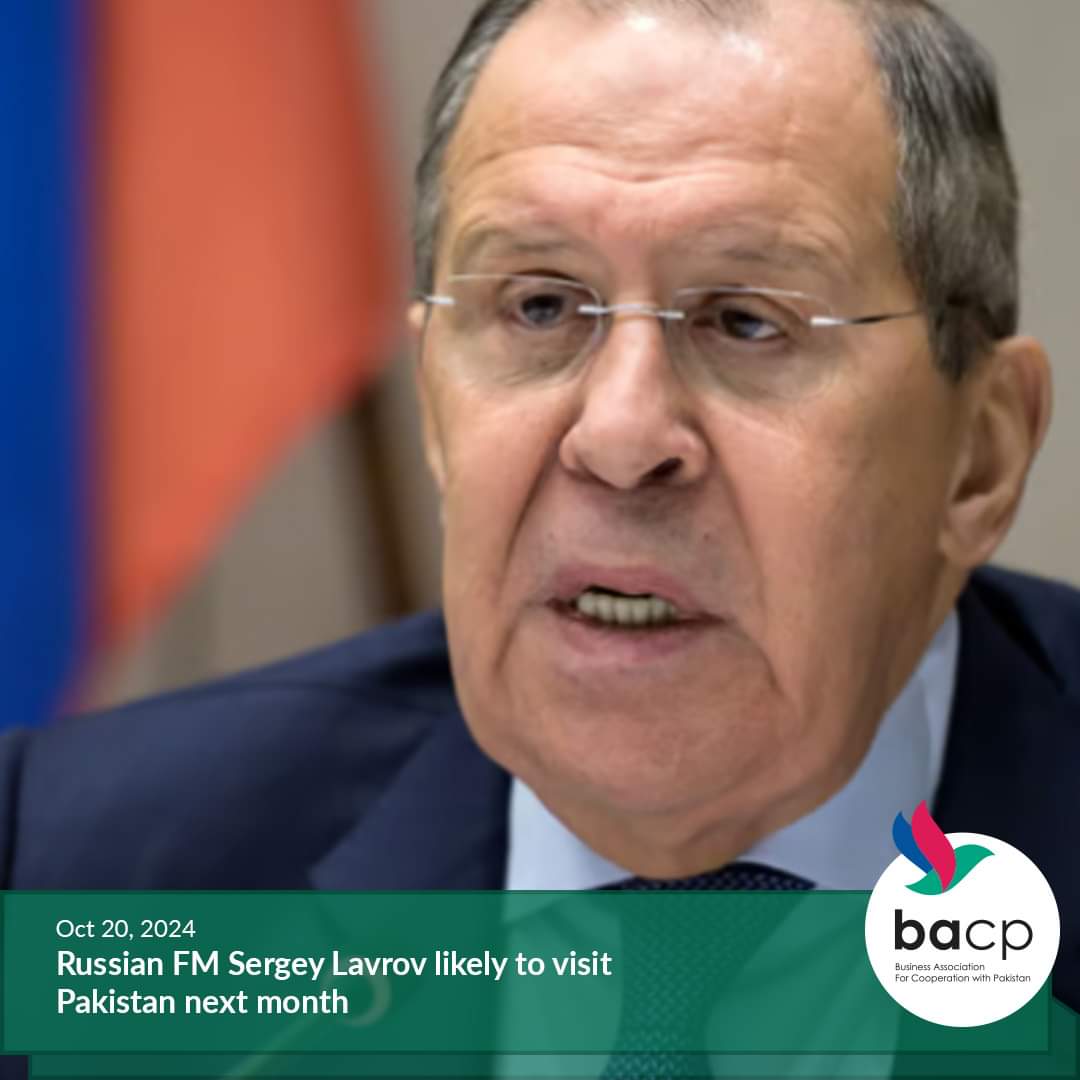bacp_ru's tweet photo. Russian FM Sergey Lavrov likely to visit Pakistan next month

MOSCOW : Russian Foreign Minister Sergey Lavrov is expected to visit Pakistan next month with a high-level delegation. https://t.co/TL3cVizvKA