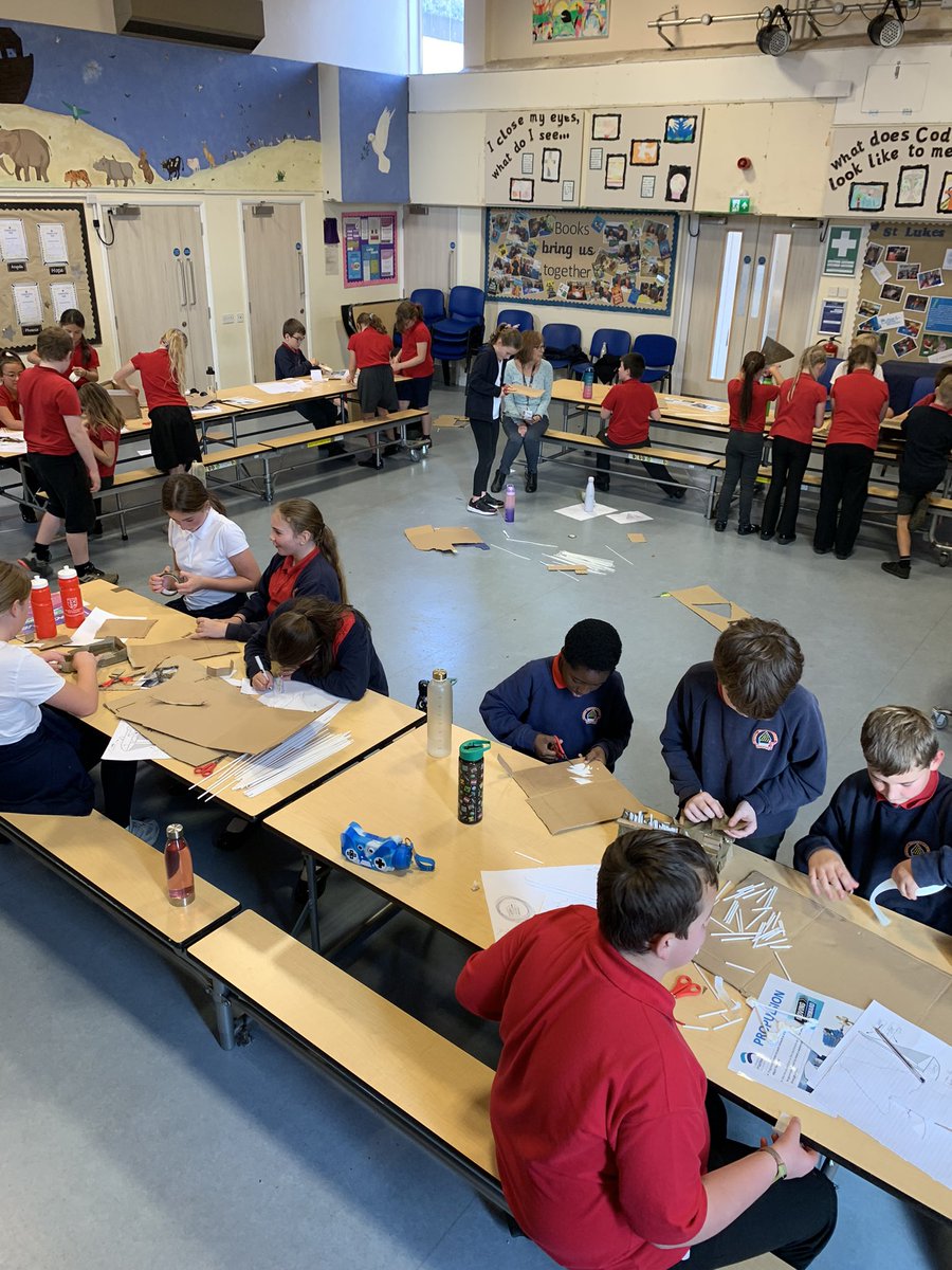 Boatbuilders at BB. Will it float? <a href="/CornwallMarineA/">CornwallMarineAcademyCIC</a>