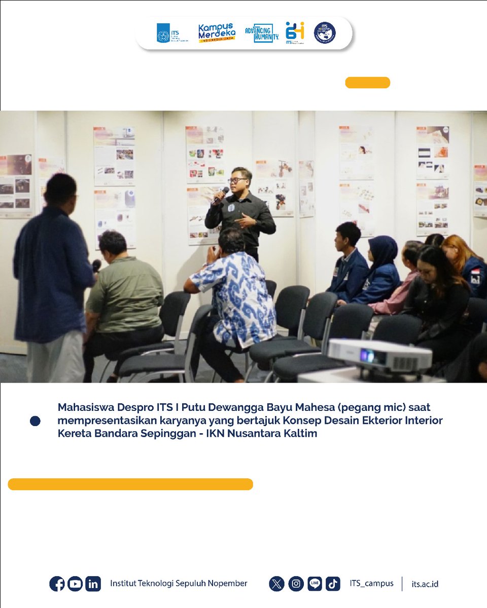 its_campus's tweet photo. Kali ini, para mahasiswa Departemen Desain Produk Industri (Despro) ITS berhasil meraih tiga penghargaan sekaligus dalam gelaran Indonesia Industrial Design Student Award (IIDSA) ke-5.
Baca selengkapnya di https://t.co/faUnKisXYG
#ITSSurabaya
#ITSCampus
#Vivat
#Despro
#IIDSA https://t.co/3zCDviSu5w