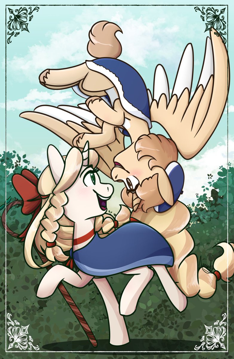 What if Dungeon Meshi but I make it gay ponies bc farcille is adorable