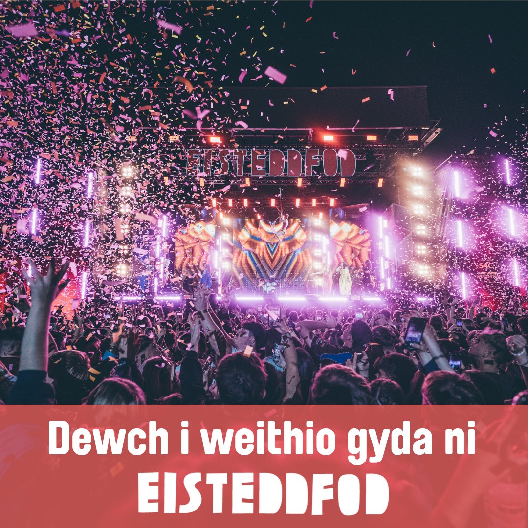 📣 Swyddi newydd ar gael. Dewch i weithio gyda ni

Mwy o wybodaeth yma: eisteddfod.cymru/amdanom-ni/swy…

❌ Dyddiad cau: 4 Tachwedd ❌