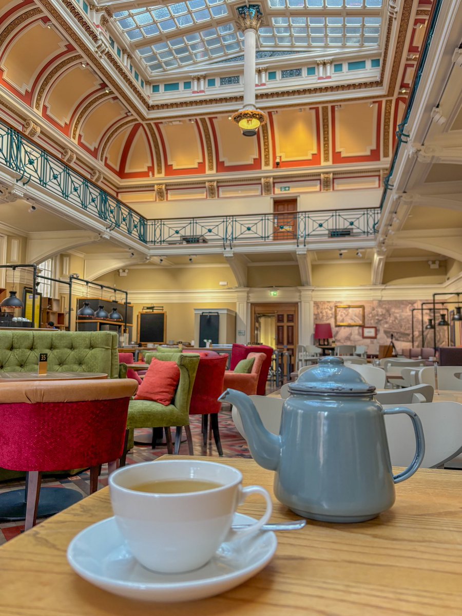 A joyful few hours spent in <a href="/BM_AG/">Birmingham Museum and Art Gallery</a> ahead of its reopening on Thurs.

Couldn’t resist a cuppa in a place that will always have my heart, the Tearoom!

The first ☕️ to be served to the public no less, former Commercial Director perk 😉 

Congrats to all involved, it’s magical ❤️