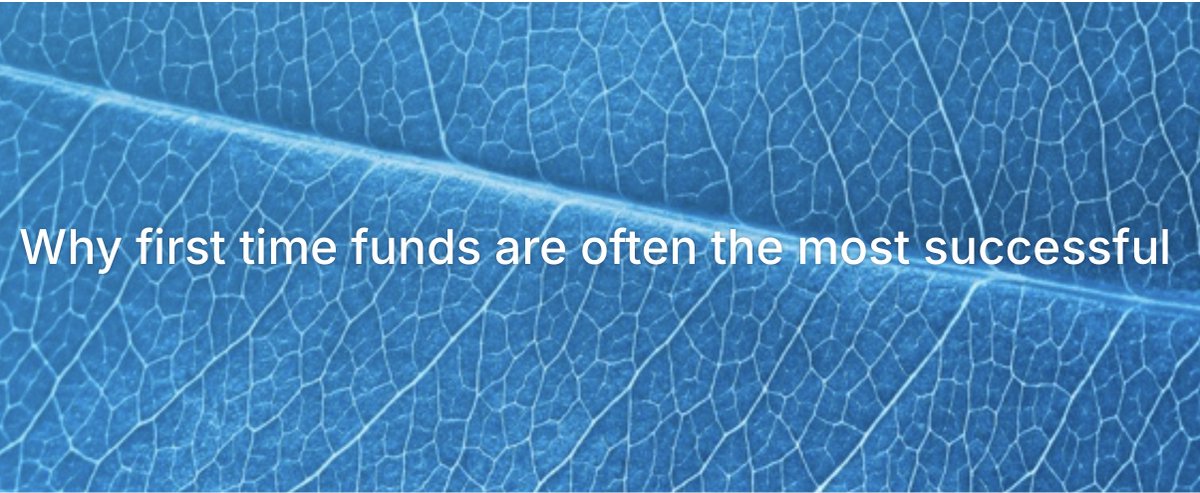 Do you have “Fear of First Funds”? You shouldn’t. Scarcity Partners reviewed numerous studies and concluded: “First-time funds are often the best performers.”  Here’s a link to the Scarcity Partners article: hubs.la/Q02Vb_hR0

#venturecapital #vc #firstfunds