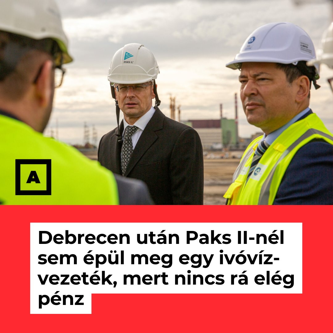 Atlatszo's tweet photo. A vízvezeték építése mellett a paksi Borsócséplői vízműtelep fejlesztése is elmarad. Közben a Paks II beruházás létesítményei gőzerővel épülnek. 👉 https://t.co/xh8JuBnNK0
❤️ Jobb lesz ha támogatod 👉 https://t.co/EjojS8ejLT
#eredménytelen #PaksII #pénzhiány #tender #vízvezeték https://t.co/exmvo9Rqkl
