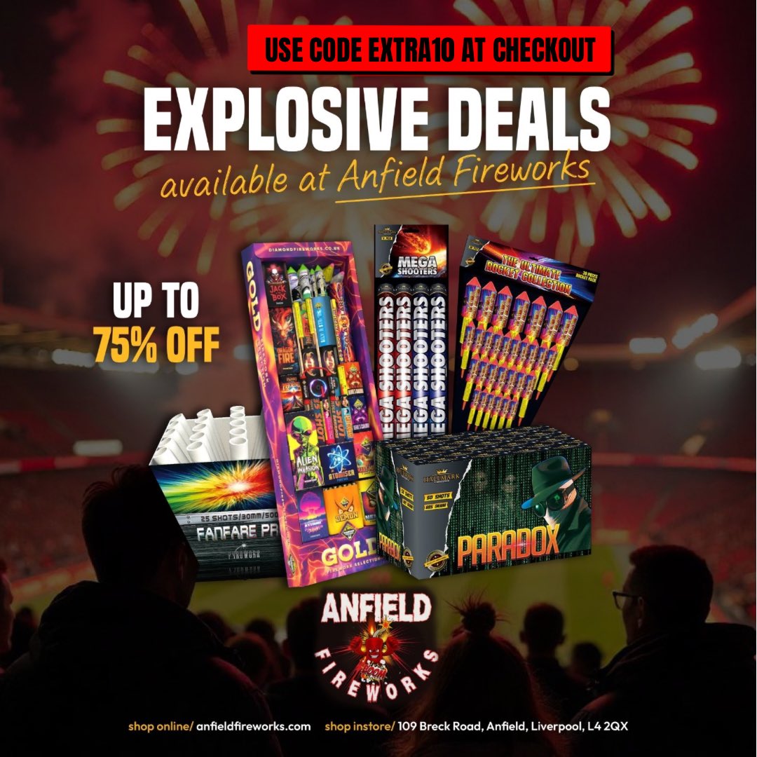 Anfield Fireworks tweet media