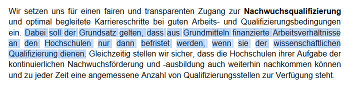 DrLutzBoehm's tweet photo. "Das Land bekennt sich zum Ziel, verlässliche und dauerhafte Perspektiven für Wissenschaftlerinnen und Wissenschaftler zu schaffen."

Aus dem Koalitionsvertrag von @cduberlin und @spdberlin 
#BerlHG #WissZeitVG
https://t.co/tJkSymwyfS https://t.co/UgX84D4e66