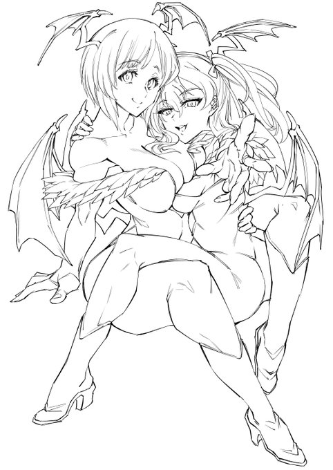 線画気持ちいい。そしてもっと気持ちいい黒ベタへと突入するッ 