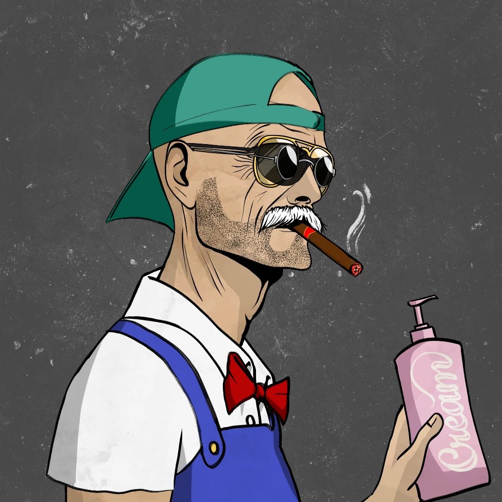 Ordinal of the day: The Dev #125

CLOTHES: Hog Slopper
EYES: Zoned Out
GLASSES: Web Surfer
HEAD PIECE: Cool As Hell
MOUTH: Greater Antilles
PROPS: Crucial Lotion

Turn notifications on &amp; interact.
Keep devvin.
