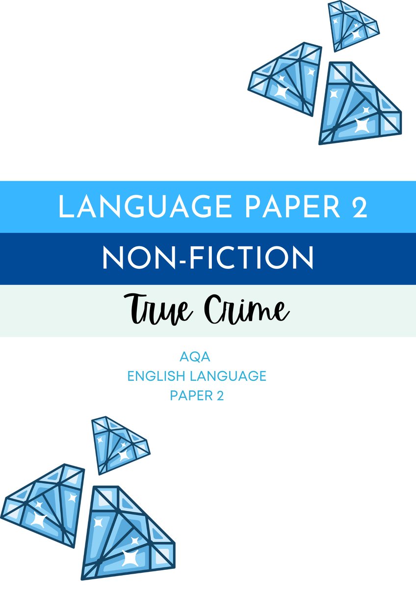 ⚠️COMING SOON⚠️

#EnglishLanguagePaper2 #TrueCrime #AQA #ExamFocused #GCSE #edutwitter #minibooklet