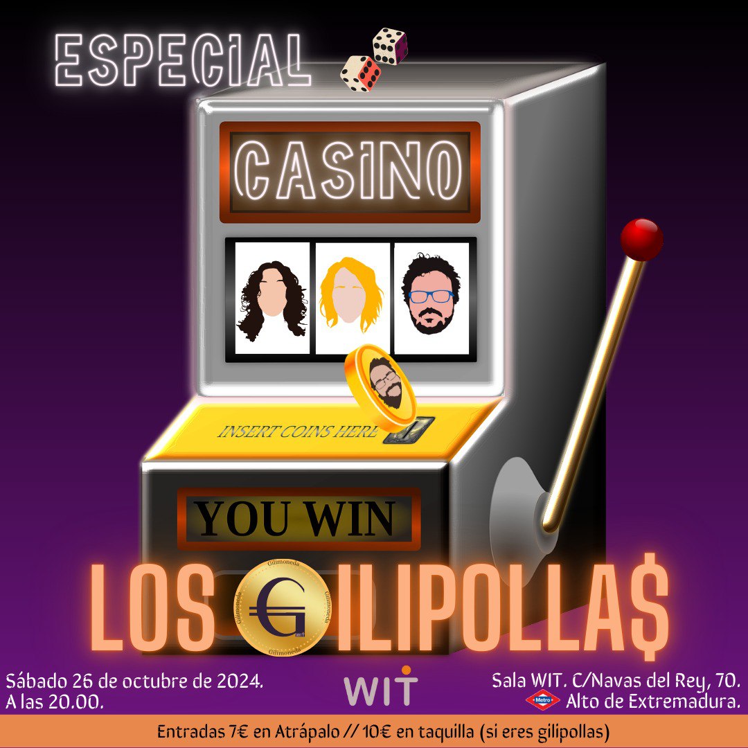 danilac's tweet photo. Ven a vernos a apostarlo todo en nuestro show de improvisación https://t.co/vbpLyVnlMW https://t.co/3XS4uvBhsc
