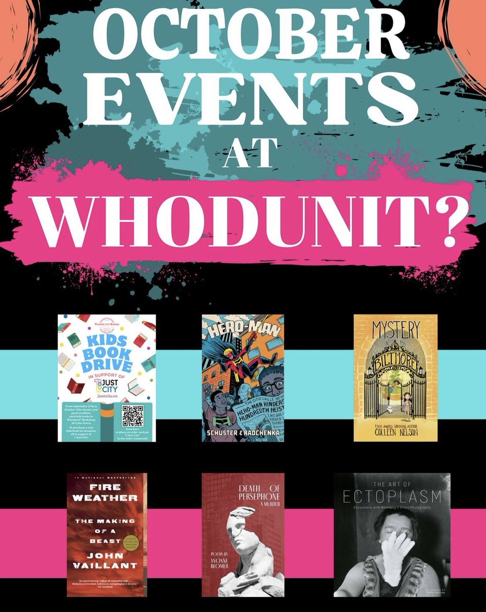 U of Manitoba Press (@umanitobapress) on Twitter photo Swing by <a href="/whodunitwpg/">Whodunit Bookshop</a> this month for a host of exciting book events, including Our Psychic Centre: Exploring The Art of Ectoplasm next week Monday at 7pm! Event details here: uofmpress.ca/events/the-art… Swing by <a href="/whodunitwpg/">Whodunit Bookshop</a> this month for a host of exciting book events, including Our Psychic Centre: Exploring The Art of Ectoplasm next week Monday at 7pm! Event details here: uofmpress.ca/events/the-art…