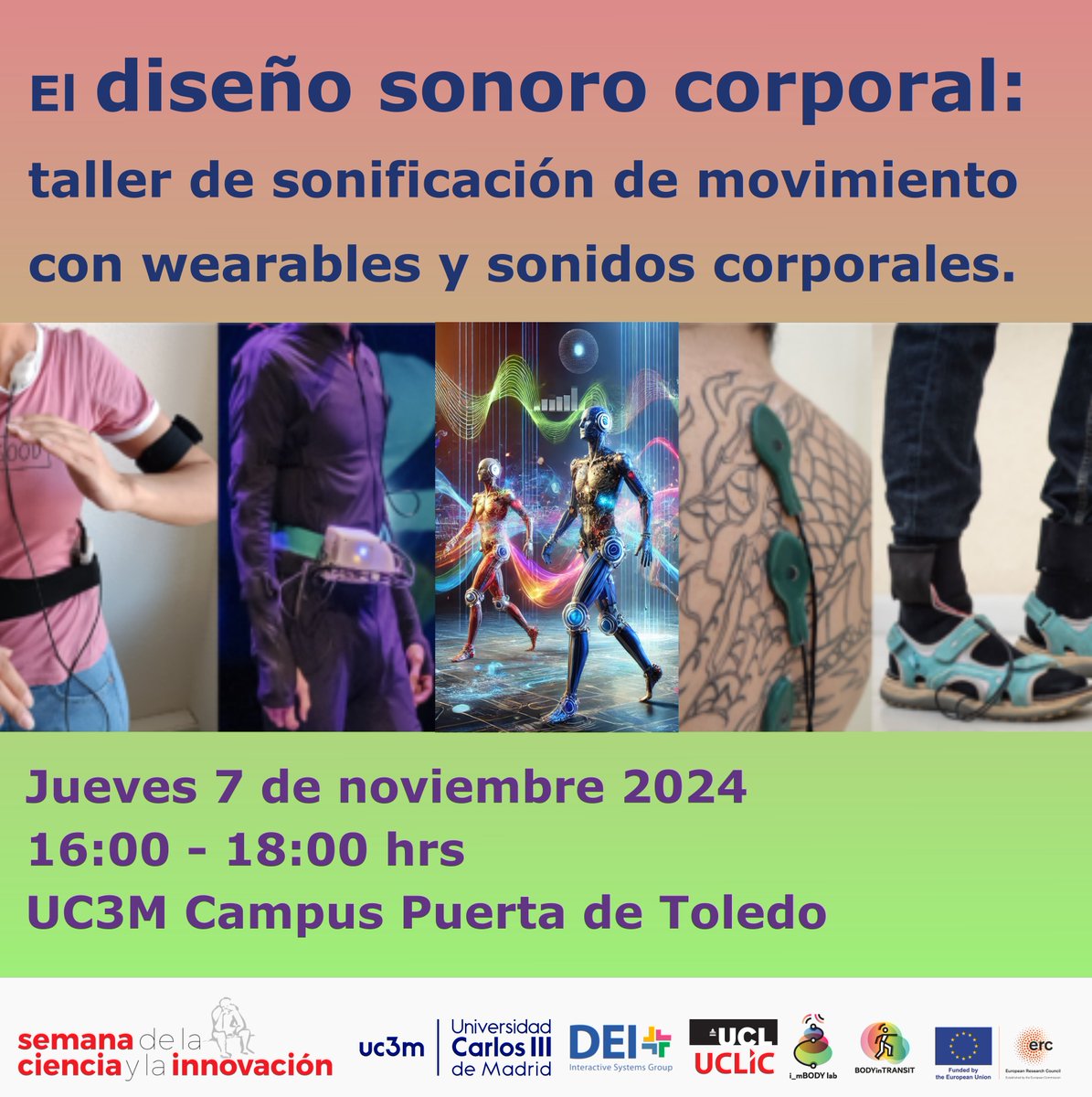i_mBODY Lab (@i_mbody_lab) on Twitter photo Participate in our workshop on the 7th of november for the #semanadelacienciaylainnovacion
Register here: forms.gle/z7tfj3jrqvQLwS…
<a href="/ERC_Research/">European Research Council (ERC)</a> <a href="/ciencia_uc3m/">Divulga UC3M</a> <a href="/CienciaGob/">Ministerio de Ciencia, Innovación y Universidades</a> Participate in our workshop on the 7th of november for the #semanadelacienciaylainnovacion
Register here: forms.gle/z7tfj3jrqvQLwS…
<a href="/ERC_Research/">European Research Council (ERC)</a> <a href="/ciencia_uc3m/">Divulga UC3M</a> <a href="/CienciaGob/">Ministerio de Ciencia, Innovación y Universidades</a>