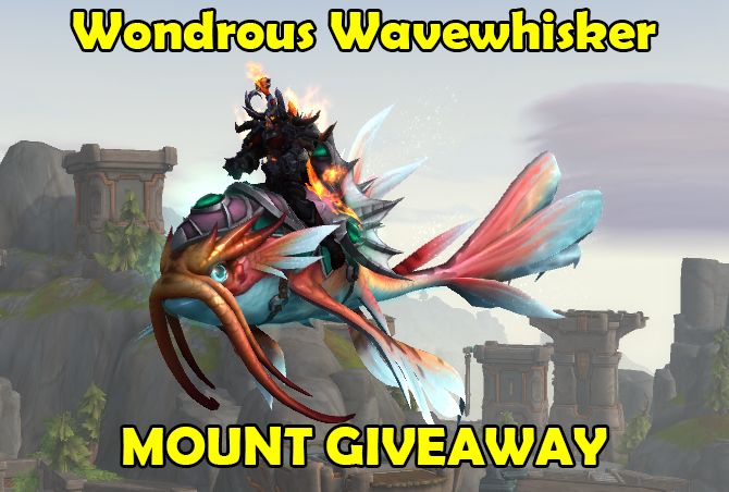 In celebration of the #WorldOfWarcraft 20th Year Anniversary Celebration, launching October 22nd, TomCat's Tours will be giving away 2 Wondrous Wavewhisker mounts, courtesy of Blizzard Entertainment!

To enter the drawing, simply repost this message before October 25th, 11:59pm