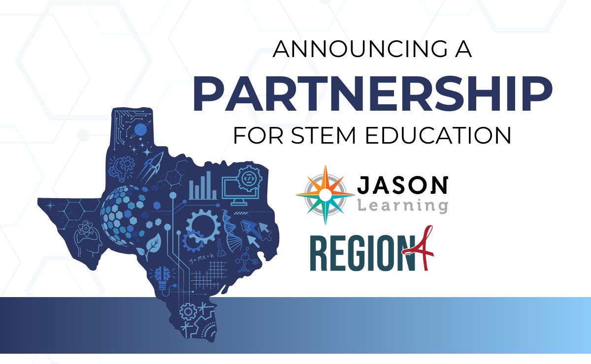 JASON is teaming up with <a href="/Region4ESC/">Region 4 ESC</a> to bring innovative STEM resources to Texas educators and students!

Check out the details of our partnership and learn about the first lesson in the Gateways to Science collection: Safety for Kindergarteners! 🧪

🔗 jason.org/region-4/