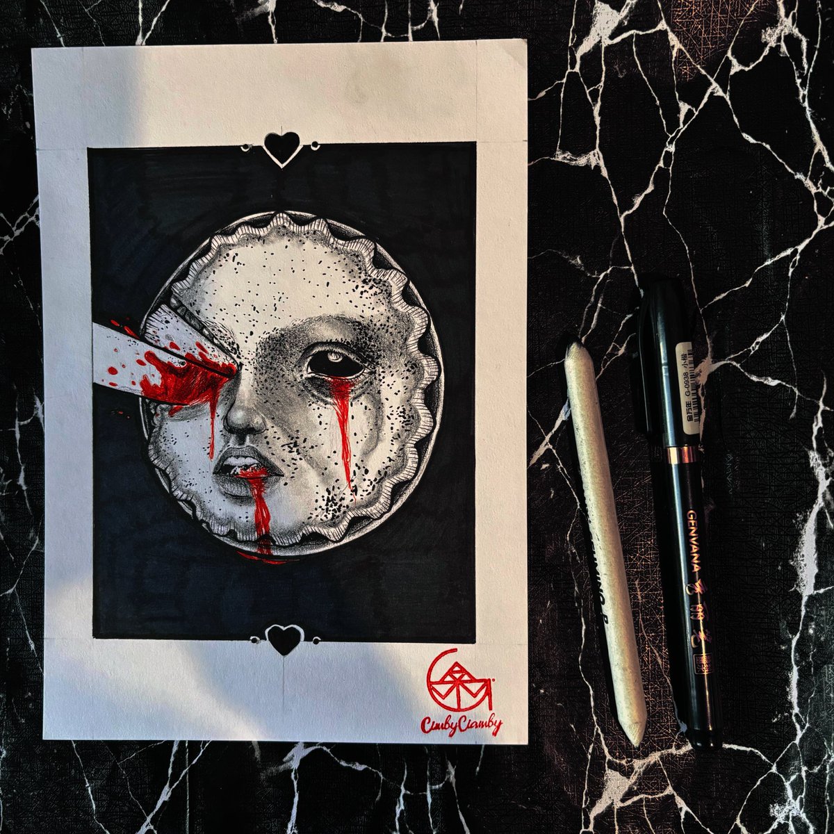 CiambyCimby's tweet photo. Vicetober day: 16 𝐒𝐩𝐥𝐚𝐭  |

#art #illustration #digitalart #horror #vicetober #vicetober2024 #darkart #artist https://t.co/pID0SE3oK9