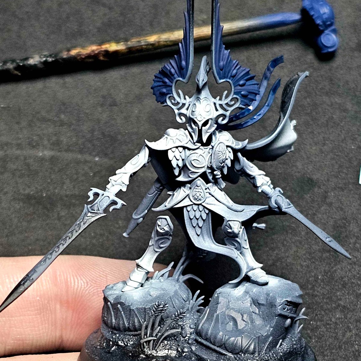 ChrisFrosin's tweet photo. LIVE NOW!
Aelf Day!! Eavy Metal Marine all done, so popping out some #AoS Aelves today. Starting with Eltharian!
https://t.co/L4OVjkHkkC
https://t.co/M5RB8ArmS5
#WarhammerCommunith #NewAoS #Lumineth #Idoneth #Sylvaneth #Umbraneth https://t.co/iejqxDrmEv