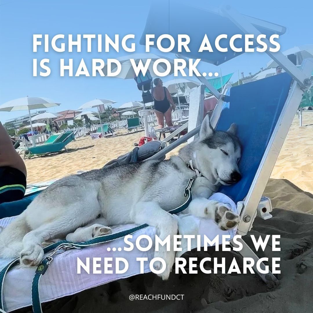 “Fighting for reproductive access is a marathon, not a sprint. 💪✨ Even the strongest among us need time to recharge and find peace of mind. Remember: rest is part of resistance. #SelfCareIsRadical #AbortionAccess #PeaceOfMind #FightAndRest #ReproductiveJustice #HuskyVibes