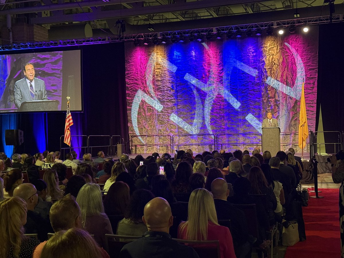 At #Workshop2024 “What would you do?” host John Quiñones’ delivering keynote on American Dream. <a href="/njsba/">NJSBA</a>