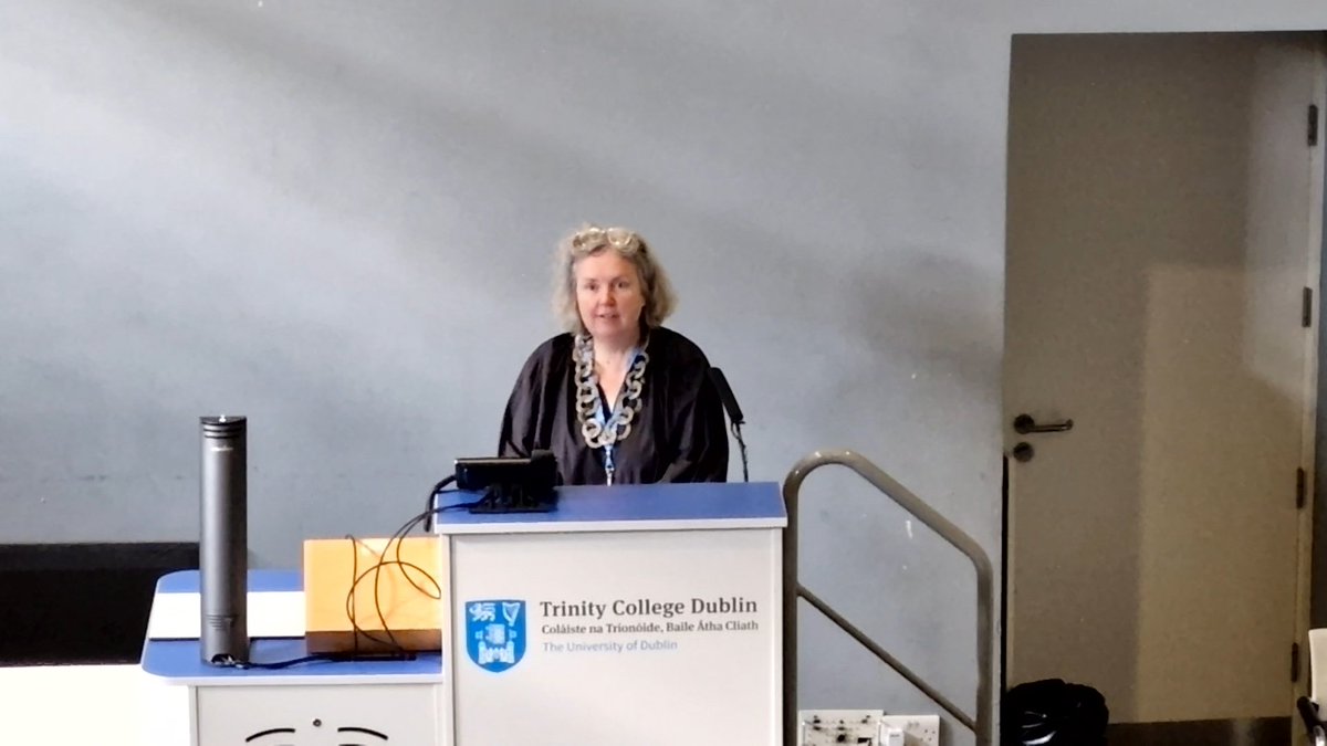 tcdengineering's tweet photo. To wrap up the #EngineeringResearchSymposium we were honoured to have Provost @LindaDoyle provide some inspirational words around the importance of #research to the fabric of @tcddublin. Congratulations to all participants #researchmatters https://t.co/dq7ZObDeHx