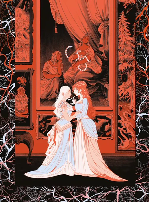 Hi, been a minute! I've got a new book coming out soon, an illuminated edition of Carmilla lovingly printed by the folks at  ! Support us on kickstarter to help bring it to life and secure your own ghoulish, blood-soaked  