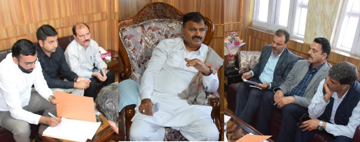diprjk's tweet photo. Minister for Jal Shakti , Forest &amp; Tribal Affairs  Javed Ahmad Rana assures delegations from Kashmir province  that their developmental concerns will be addressed on priority ; reiterates Omar Abdullah-led govt's commitment to balanced development across all regions of J&amp;K https://t.co/fKIsNfZ3Rp
