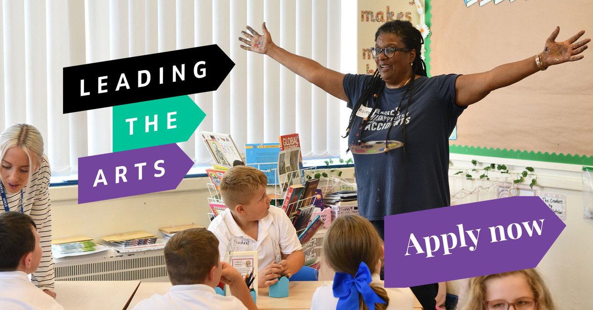 <a href="/lisanandy/">Lisa Nandy MP</a> Our arts leadership programme, Leading the Arts in Your School, will allow you to stay ahead of curriculum changes and have the skills to implement them effectively. 

Apply to be in our 24/25 cohort before 4 November.

bit.ly/3ZJowuS