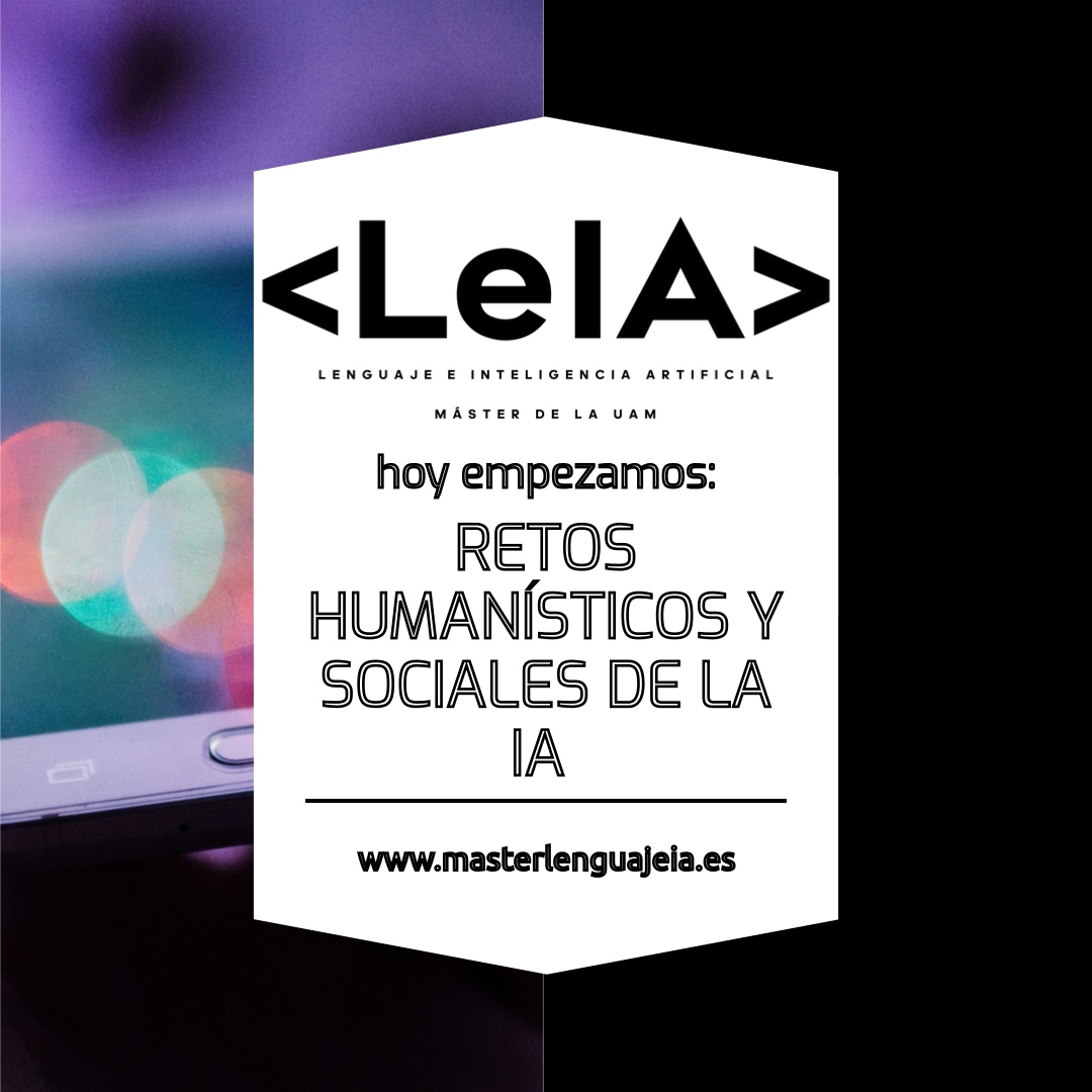 Hoy arrancamos en #LeIA la última asignatura que nos faltaba por inaugurar este mes: Retos humanísticos y sociales de la #IA, con <a href="/lortizdezarate/">Lucía Ortiz de Zárate</a> .  

<a href="/lortizdezarate/">Lucía Ortiz de Zárate</a>¿Qué tenemos que saber de ética para comprender los cambios que provoca la IA en nuestras sociedades?