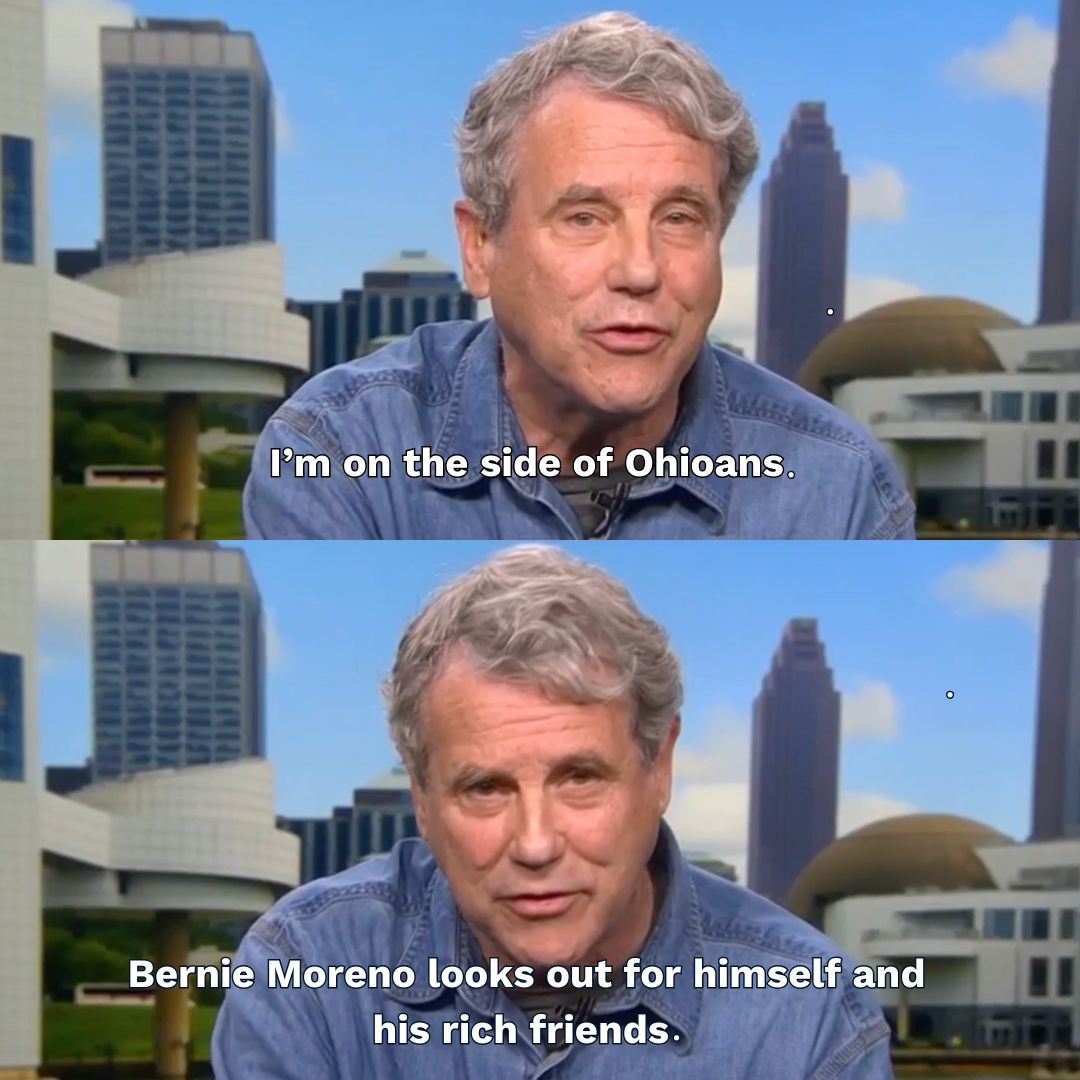 Sherrod Brown tweet media