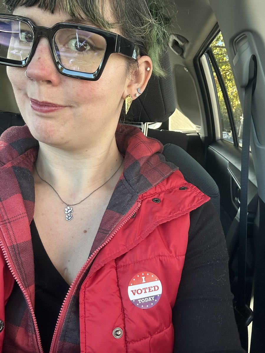 GO VOTE!!! I just went and early voted. You can get information about where to vote and how to make sure you’re registered at vote.org .