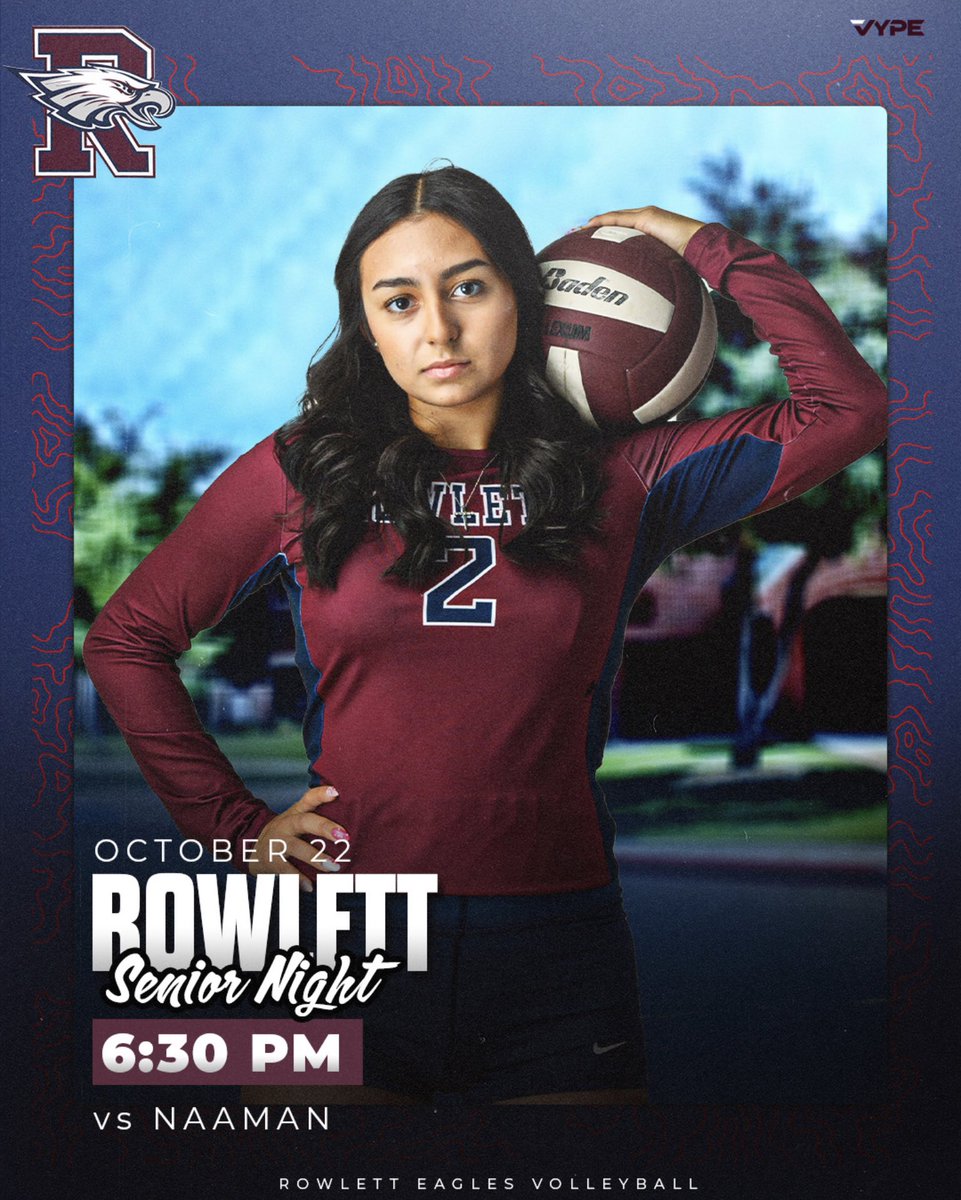 ITS OUR SENIOR NIGHT GAME DAYYYYYYYY‼️‼️🦅🏐👏👏😃

⏰ 5:30-F/JV 
6:30-V

📍-HOME
vs. NAAMAN FOREST

ITS A GREAT DAY TO BE ALIVE &amp; ITS A GREAT DAY TO BE AN EAGLE 🦅🏐💪#MTXE Rising to the Challenge ✅ [EVERYTHING EARNED]