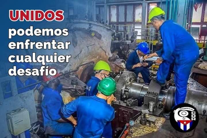 Héroes de la dignidad y del valor humano. Respeto y admiración para los que han estado días sin descanso por recuperar el servicio eléctrico. Seguiremos sumando victorias junto a nuestro heróico pueblo. #PinarXNuevasVictorias #Cuba
<a href="/eaaecuador1/">Empresa Agroindustrial Azucarera Ecuador</a>
