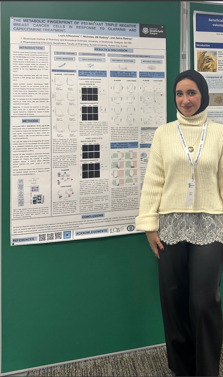 Layla Alnoumas πΌπΌπΌπΌ (@lalnoumas1) on Twitter photo Before the end of the #BreastCancerAwarenessMonth I present today my metabolomics work pipeline on triple negative breast cancer as a poster at <a href="/ScotMetNet/">Scottish Metabolomics Network #SMN2024</a> #MassSpectTeam Before the end of the #BreastCancerAwarenessMonth I present today my metabolomics work pipeline on triple negative breast cancer as a poster at <a href="/ScotMetNet/">Scottish Metabolomics Network #SMN2024</a> #MassSpectTeam