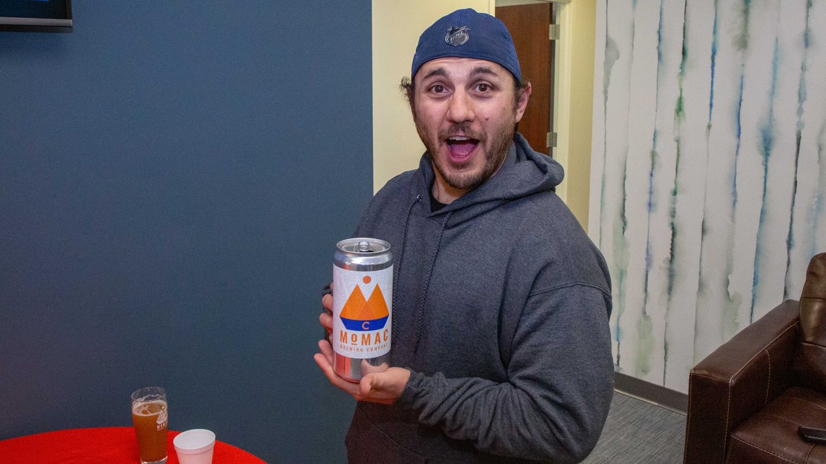 FM99WNOR's tweet photo. We are celebrating the Oktoberfest Virtual Beer Festival with Momac Brewing Company!
Thank you for letting us sample the awesome brews!
#momac #brewery #localbeers
https://t.co/q8iWk5yDqk https://t.co/saTM4FC0yI