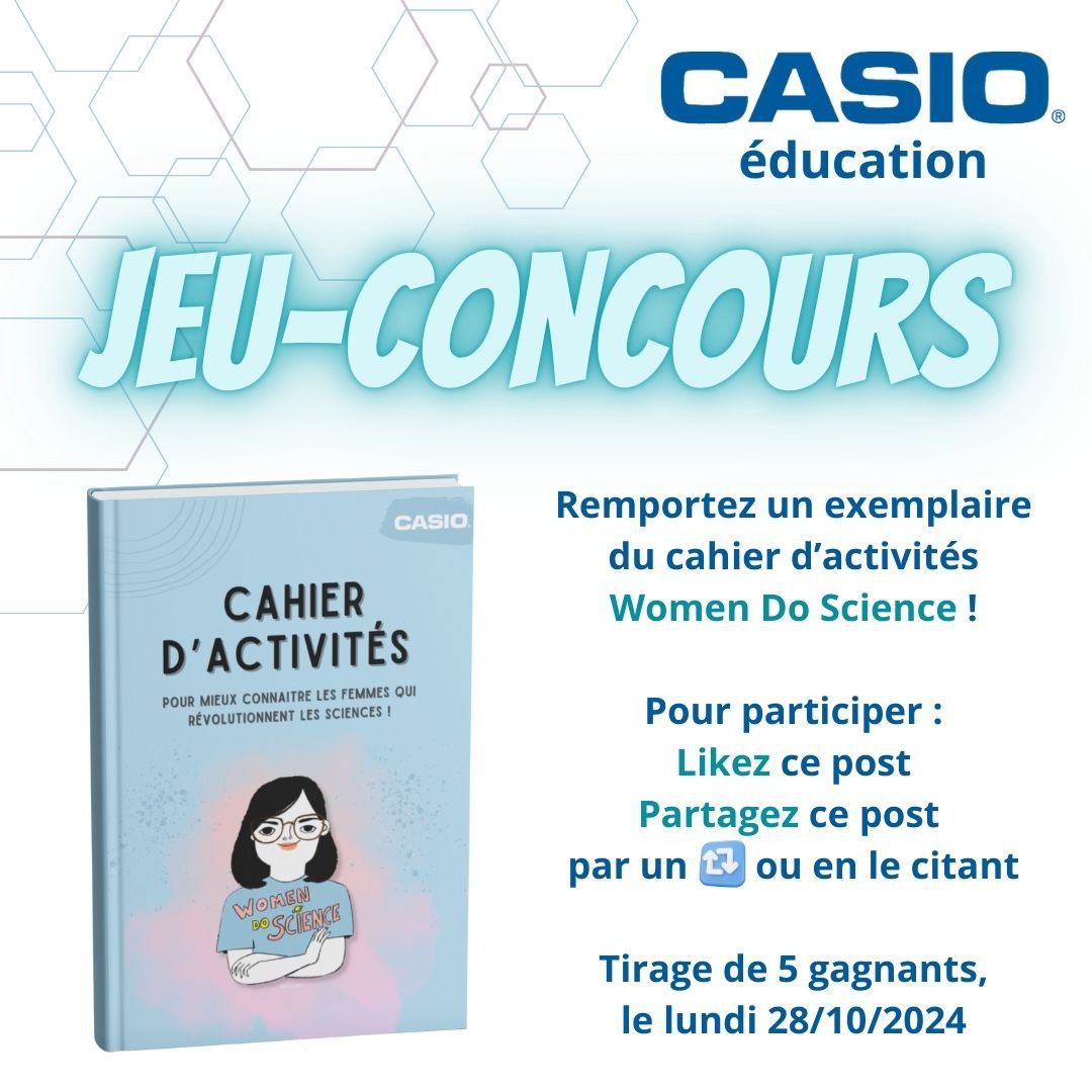 Un cahier d’activités sur les femmes scientifiques, pour lutter contre les stéréotypes de genre ! 
Vous y apprendrez notamment l’importance des “Role Models”. Ce cahier a été réalisé en collaboration avec Clémence Perronnet  et Manon Réguer-Petit.

Bonne chance 🤞🏼