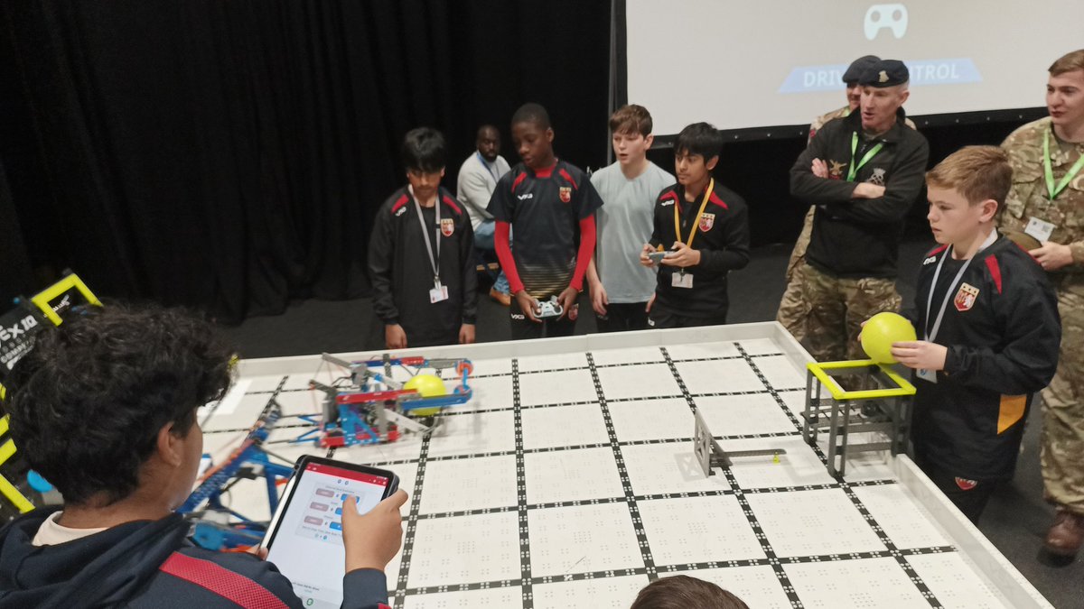 Another competition with our VEX IQ teams... <a href="/LandauForte_ITT/">Landau Forte Derby Teacher Training</a> hosting today. 1408A &amp; 1408K pairing up for this match