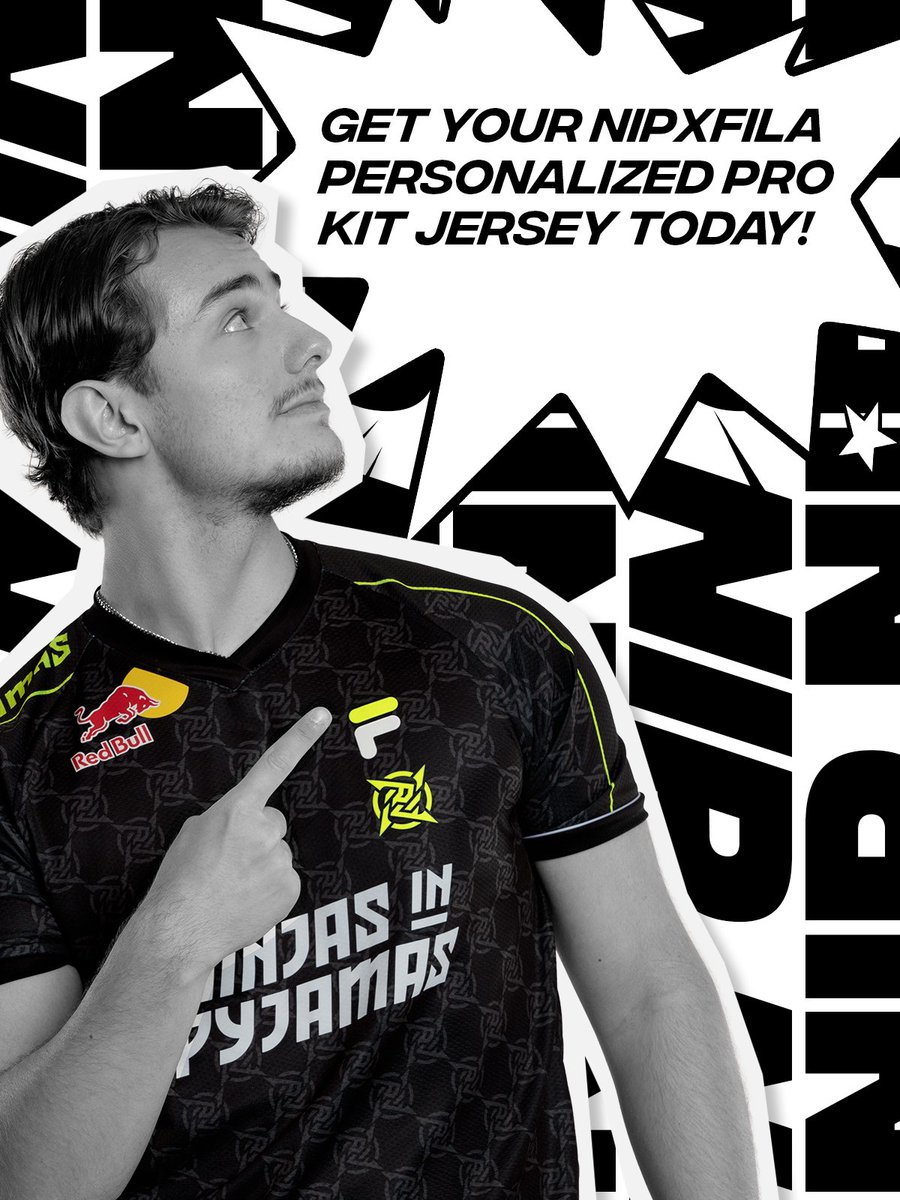 NIP's tweet image. Your jersey. Your name.

The NIPxFILA Personalized Pro Kit Jersey is out now.

Secure yours now at 🛒 goninj.as/your-jersey