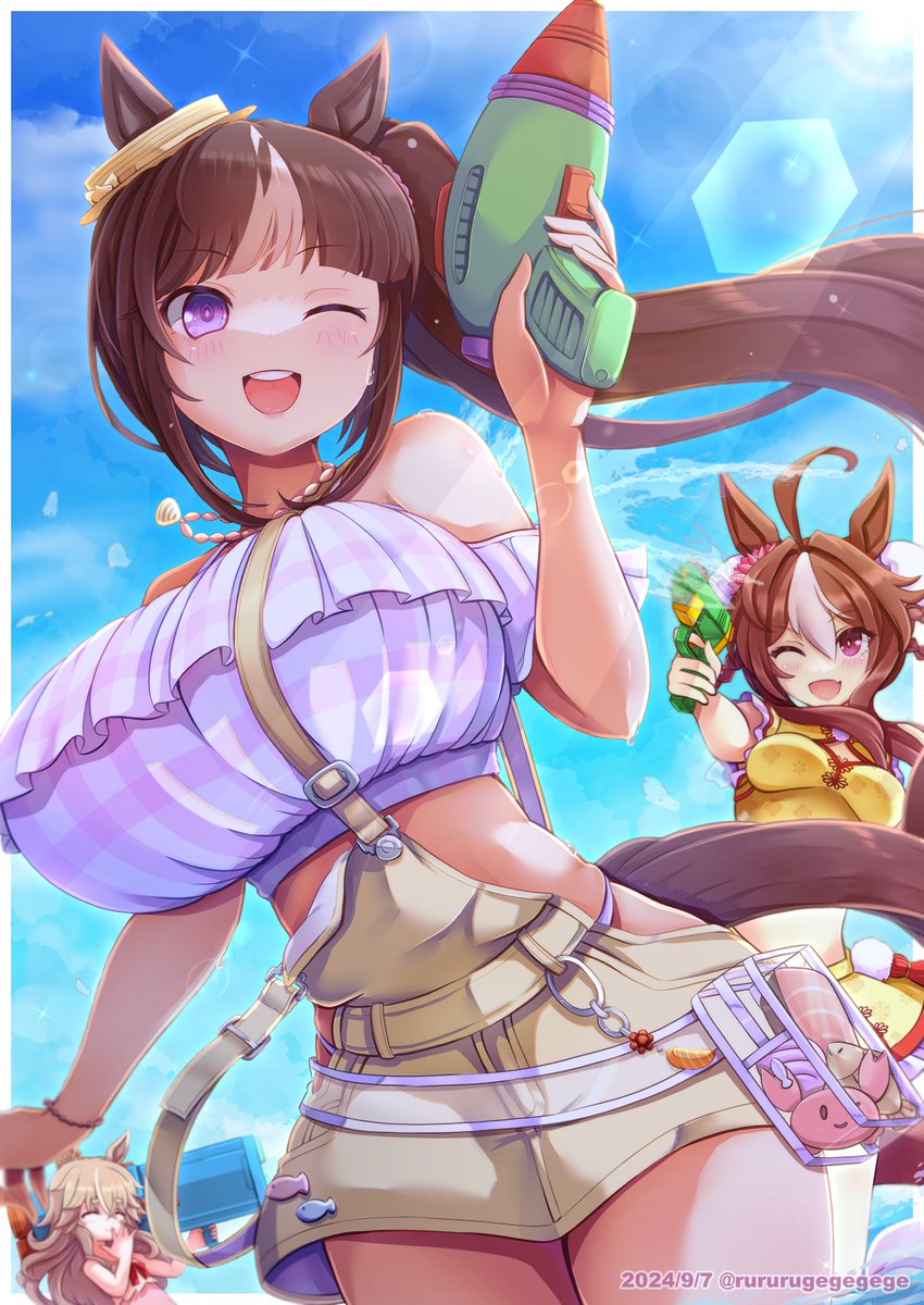 スイープトウショウ(ウマ娘) 「#自己紹介に無言で4作品どうぞ 」|ノレ。のイラスト