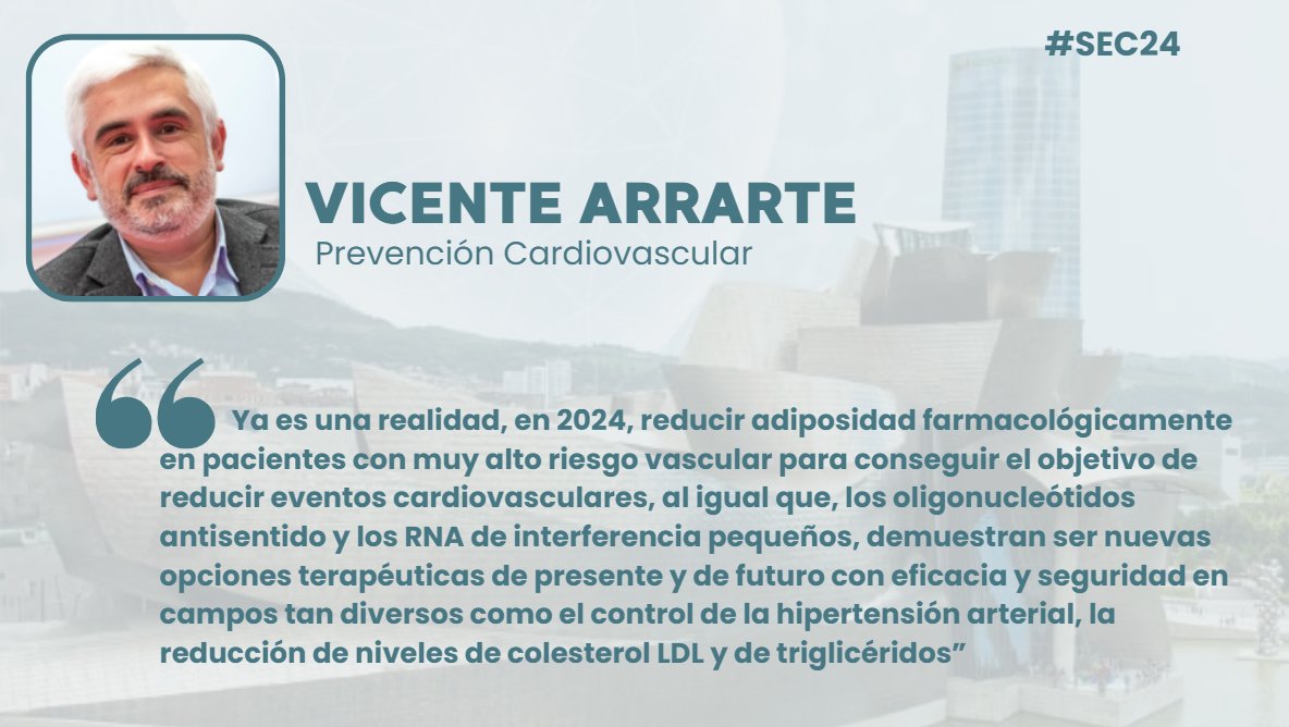 #SEC24 🔍🌍 ¡Lo mejor de la Cardiología mundial y europea te espera en CardioActualidad!

En esta sesión científica, Vicente Arrarte Esteban repasa lo más novedoso en prevención cardiovascular. 🚨

No te pierdas esta oportunidad de conocer los últimos avances que están