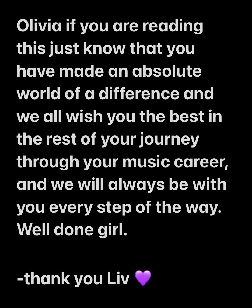 Livzonee's tweet photo. WE LOVE YOU@oliviarodrigo WISHING YOU THE BEST π
@LiviesHQ @DailyRodrigo #gutstour #closingnight #sad #goodluck #loveyouliv #guts #gutstourinmanila #GUTSWorldTourMELBOURNE #gutsworldtourph #gutsworldtourseoul #GUTSWorldTourSydney #concert #love #appreciation https://t.co/IlvXIaQqXx