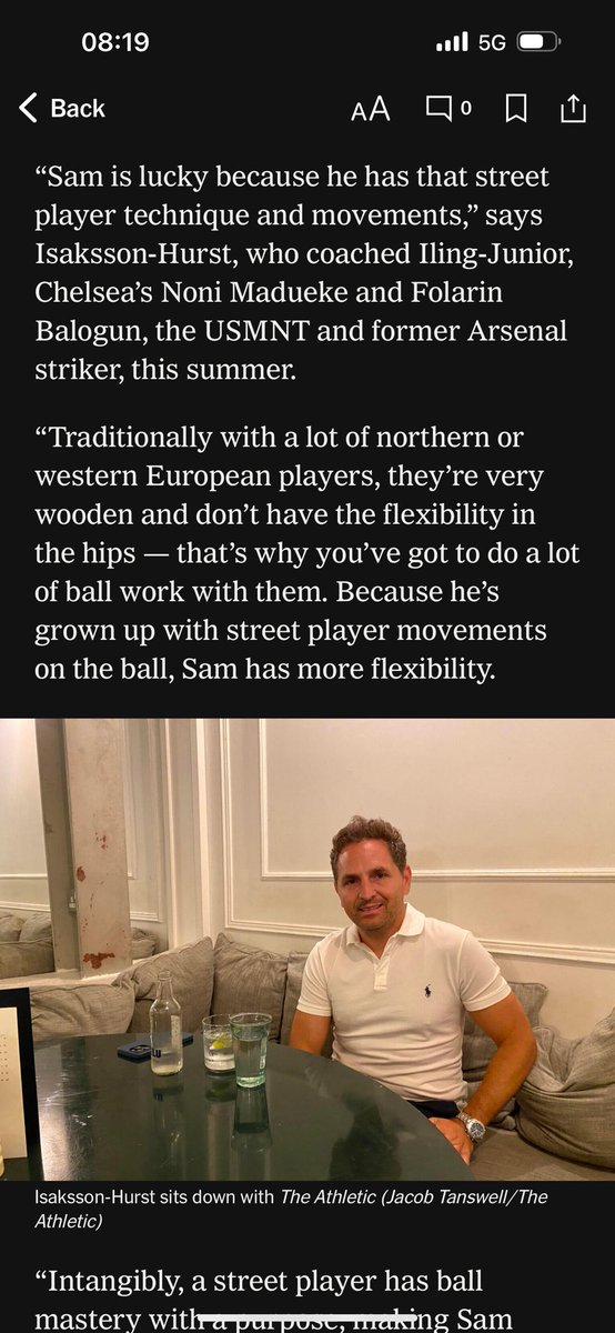 MyFootballCoach's tweet image. Great to feature in @TheAthletic thanks to  Jacob Tanswell for the invite to talk about my work with my client Aston Villa and England’s Samuel Iling Jnr

#football #soccer #individualdevelopment