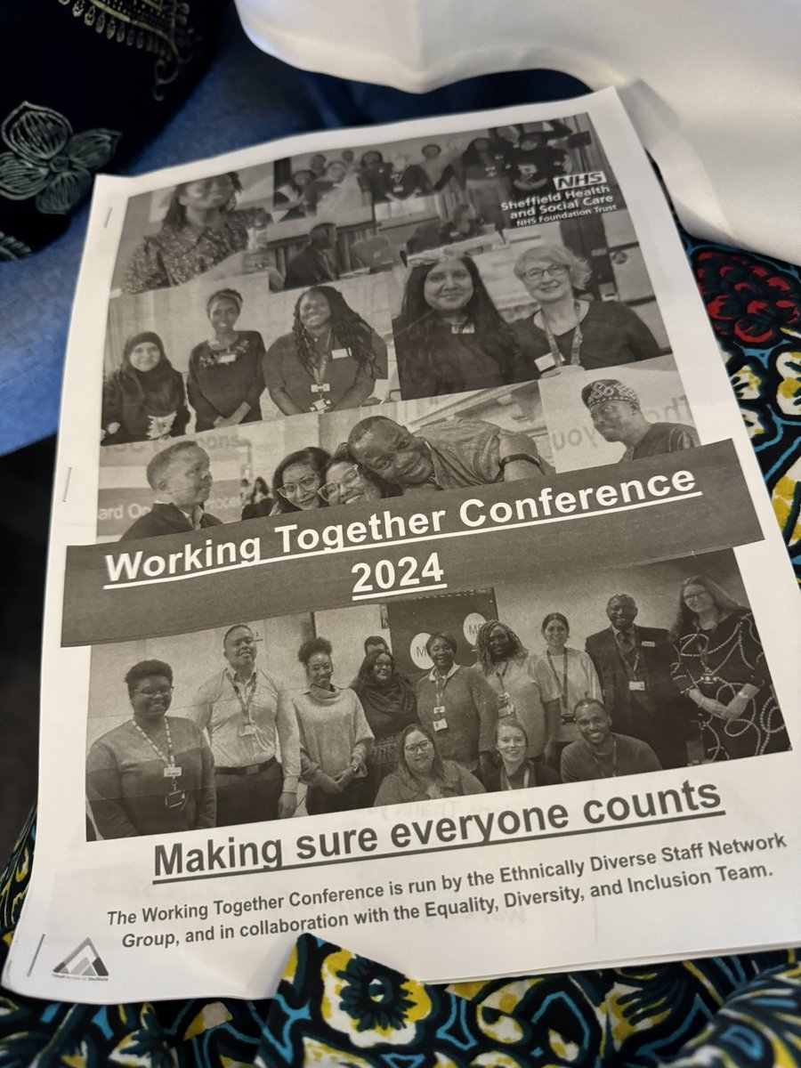 Working Together conference Sheffield Health and Social Care NHS Trust 2014:
Making Sure everyone counts!👍🏿
