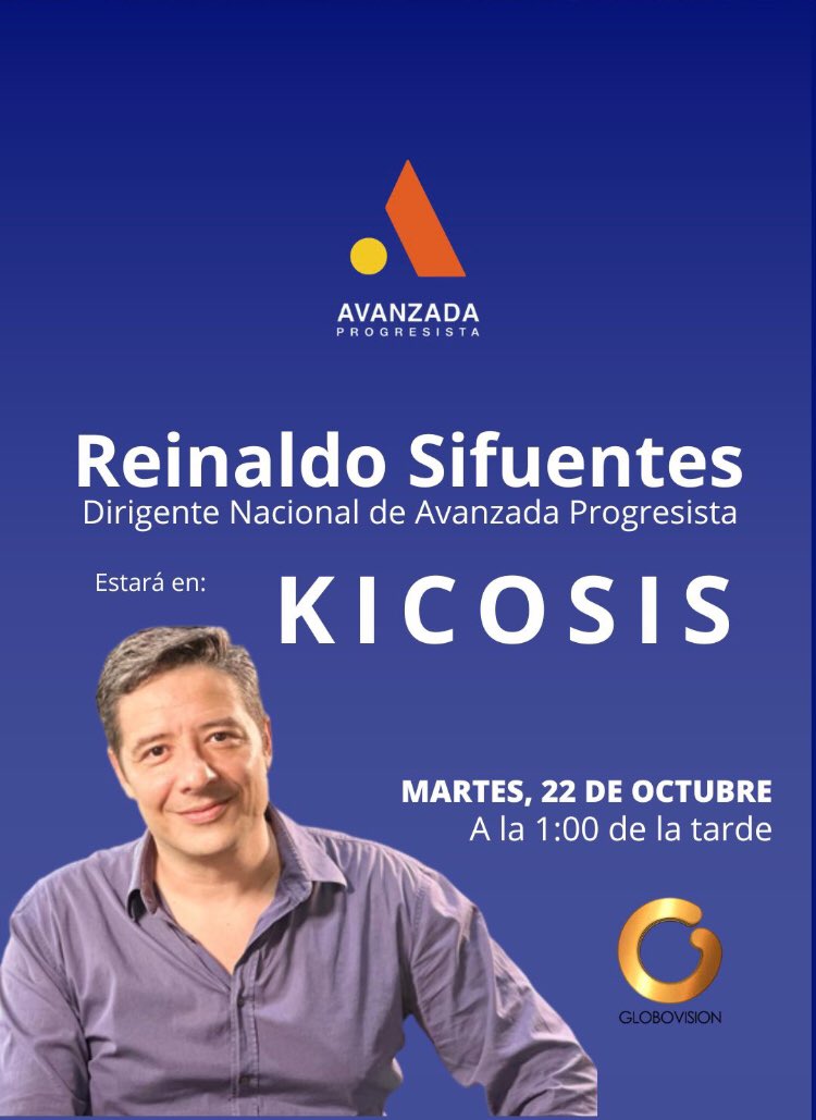 Reinaldosif's tweet photo. Buenos días amigos. Nos vemos esta tarde a la 1:00 pm en Kicosis por @globovision. Atento a sus comentarios https://t.co/ttERt6dcxD