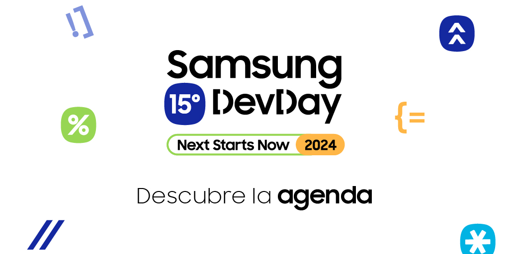 LynxReviewer's tweet photo. ¡Guapos!
Samsung cuenta conmigo again para el Samsung Dev Day #SamsungDevSpain #SDD2024
Estáis invitados al evento del año (presencial u online) para los devs interesados en trabajar dentro del ecosistema #Samsung
Asistencia y registro 100% gratuitas 🙌🏻 https://t.co/zC59HvyTQR https://t.co/k3T8UHEKiB