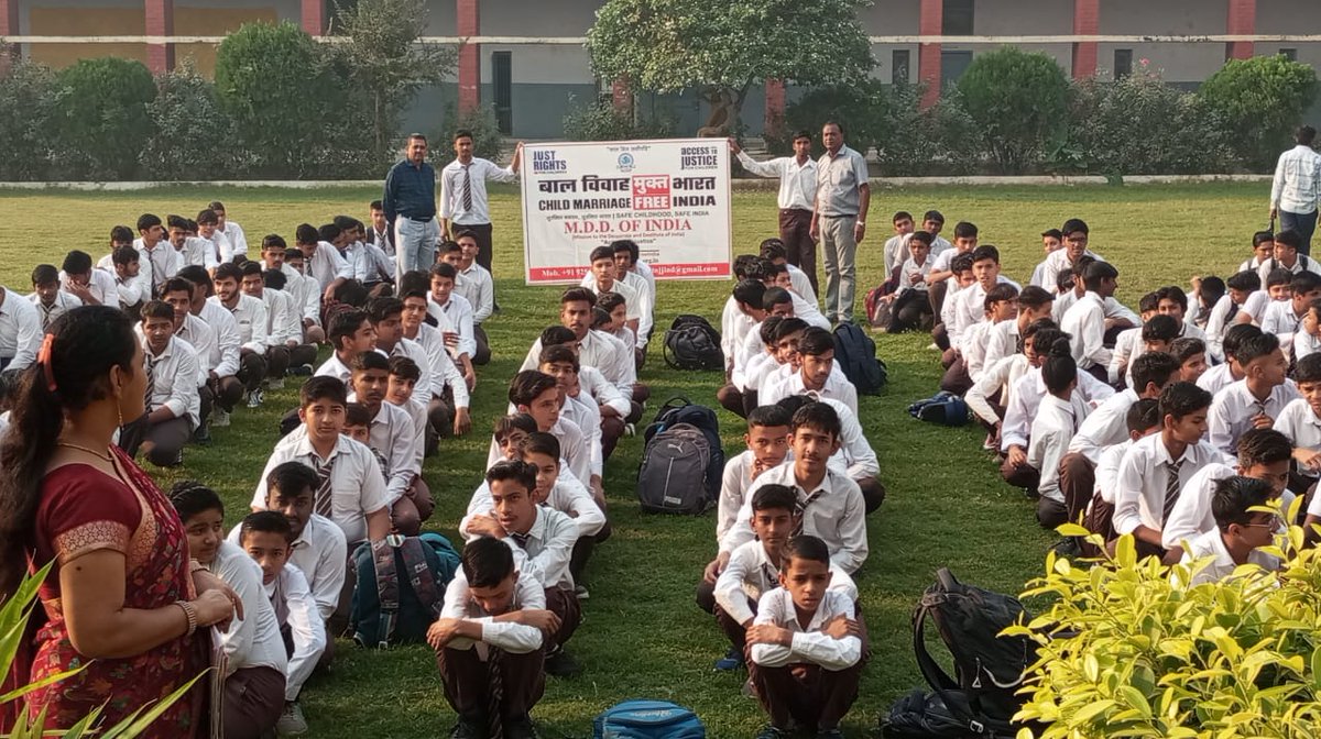 child_haryana's tweet photo. βWe cannot change what we are not aware of, and once we are aware, we cannot help but change.β
So, awareness about Child Marriage will eventually stop Child Marriages.
#UnitedAgainstChildMarriage
#BalVivahSeAzadi
#betibachaobetipadhao
#kscfindia
#Awareness
#Jind https://t.co/TioFvICc2n